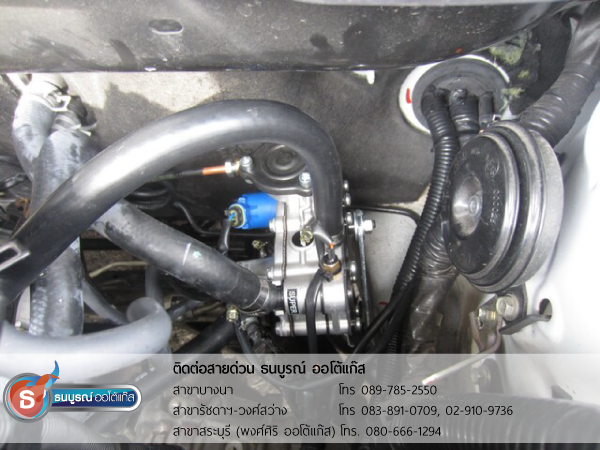 ผลงานการติดตั้งแก๊สสำหรับรถ TOYOTA Camry 2000 cc. ป้ายแดง ติดแก๊ส LPG หัวฉีด Advanced-OBD ENERGY-REFORM พร้อมถังแคปซูล 58 ลิตร โดยธนบูรณ์ ออโต้แก๊ส