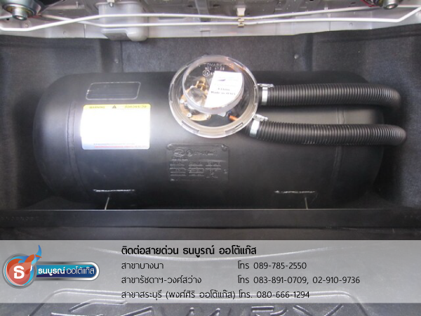 ผลงานการติดตั้งแก๊สสำหรับรถ TOYOTA Camry 2000 cc. ป้ายแดง ติดแก๊ส LPG หัวฉีด Advanced-OBD ENERGY-REFORM พร้อมถังแคปซูล 58 ลิตร โดยธนบูรณ์ ออโต้แก๊ส