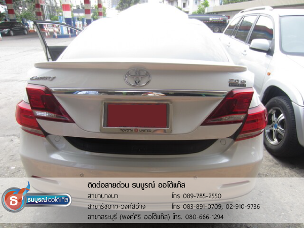 ผลงานการติดตั้งแก๊สสำหรับรถ TOYOTA Camry 2000 cc. ป้ายแดง ติดแก๊ส LPG หัวฉีด Advanced-OBD ENERGY-REFORM พร้อมถังแคปซูล 58 ลิตร โดยธนบูรณ์ ออโต้แก๊ส