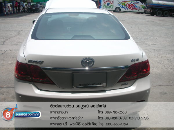 ติดตั้งแก๊สสำหรับรถ TOYOTA Camry 3500 cc. ติดแก๊ส LPG หัวฉีด ชุด Advanced-OBD 6 สูบ ของ ENERGY-REFORM พร้อมถังโดนัท 51 ลิตร โดยธนบูรณ์ ออโต้แก๊ส